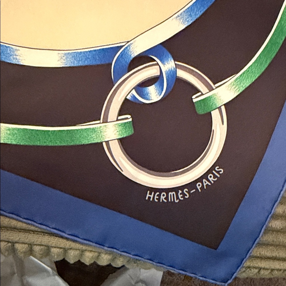 HERMES Figure Artisique Silk Scarf TAG UNWORN NEW IN BOX - Picture 13 of 13